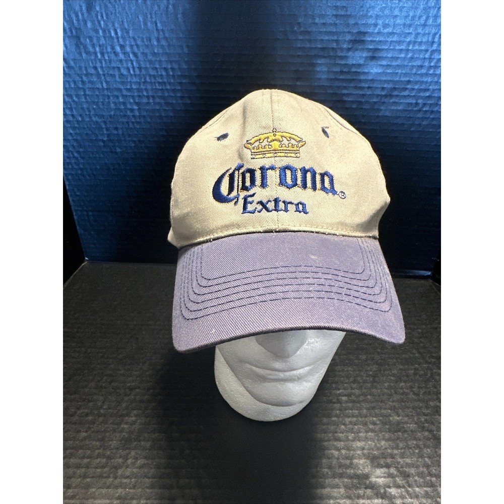 Vintage Corona Extra‎ Beer SnapBack Baseball Cap Beige